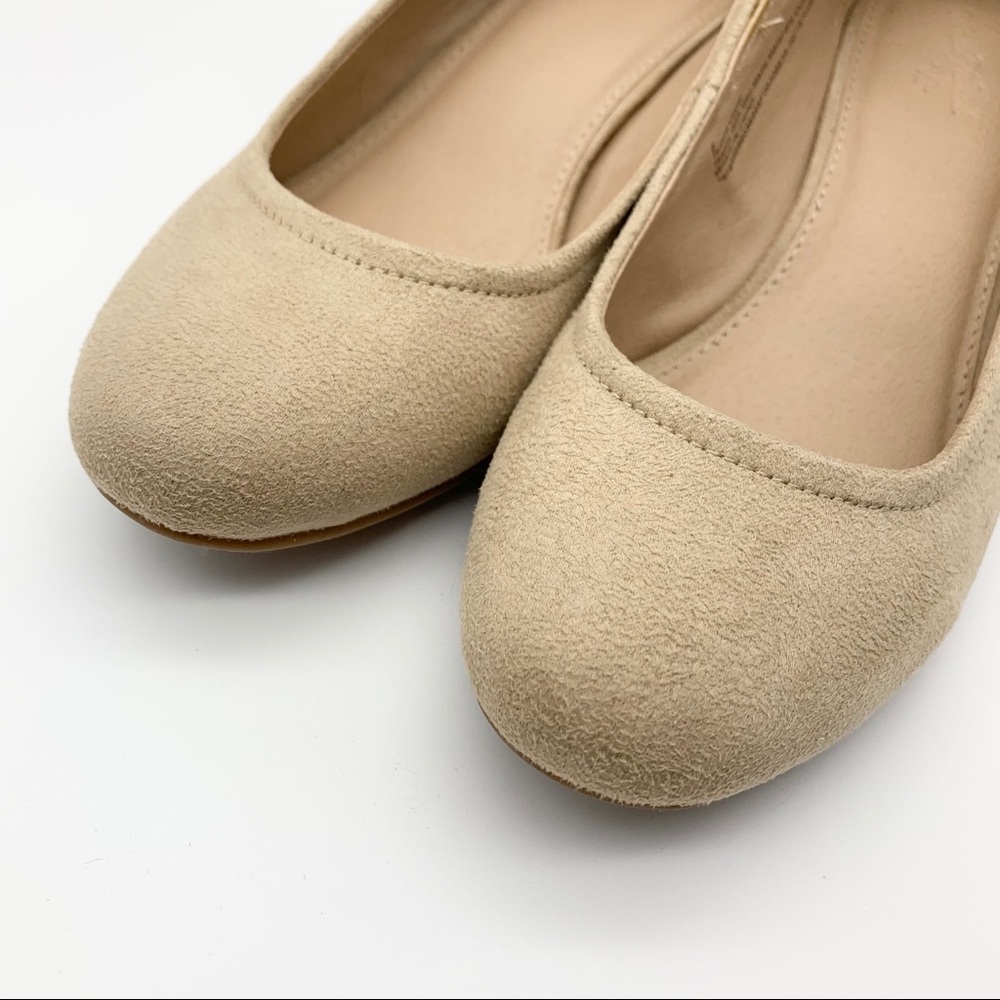 Universal Thread Tan Microsuede Lenora Block Heel - image 3